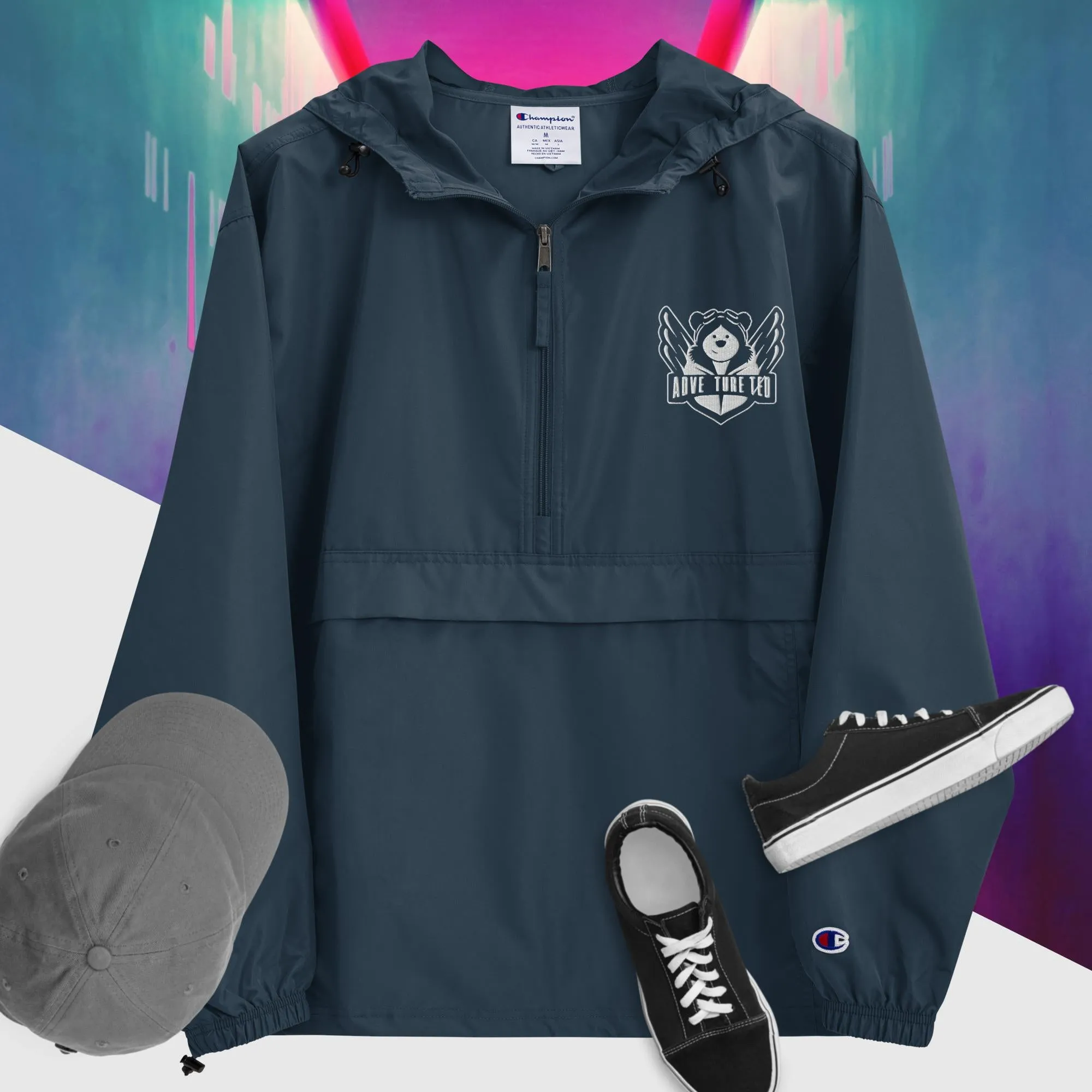 Adventure Ted Embroidered Champion Packable Jacket