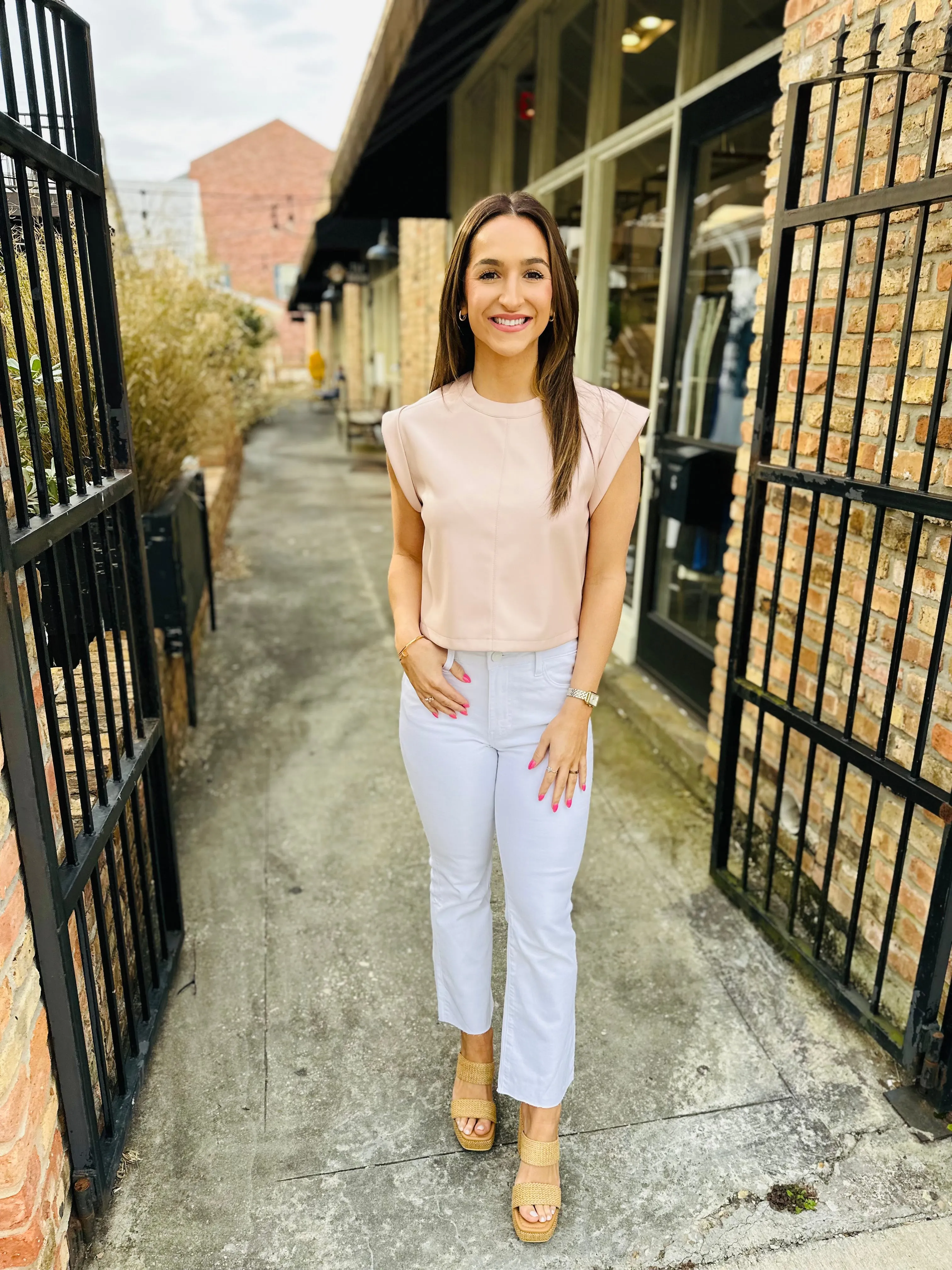 Cat Top- Rose Taupe