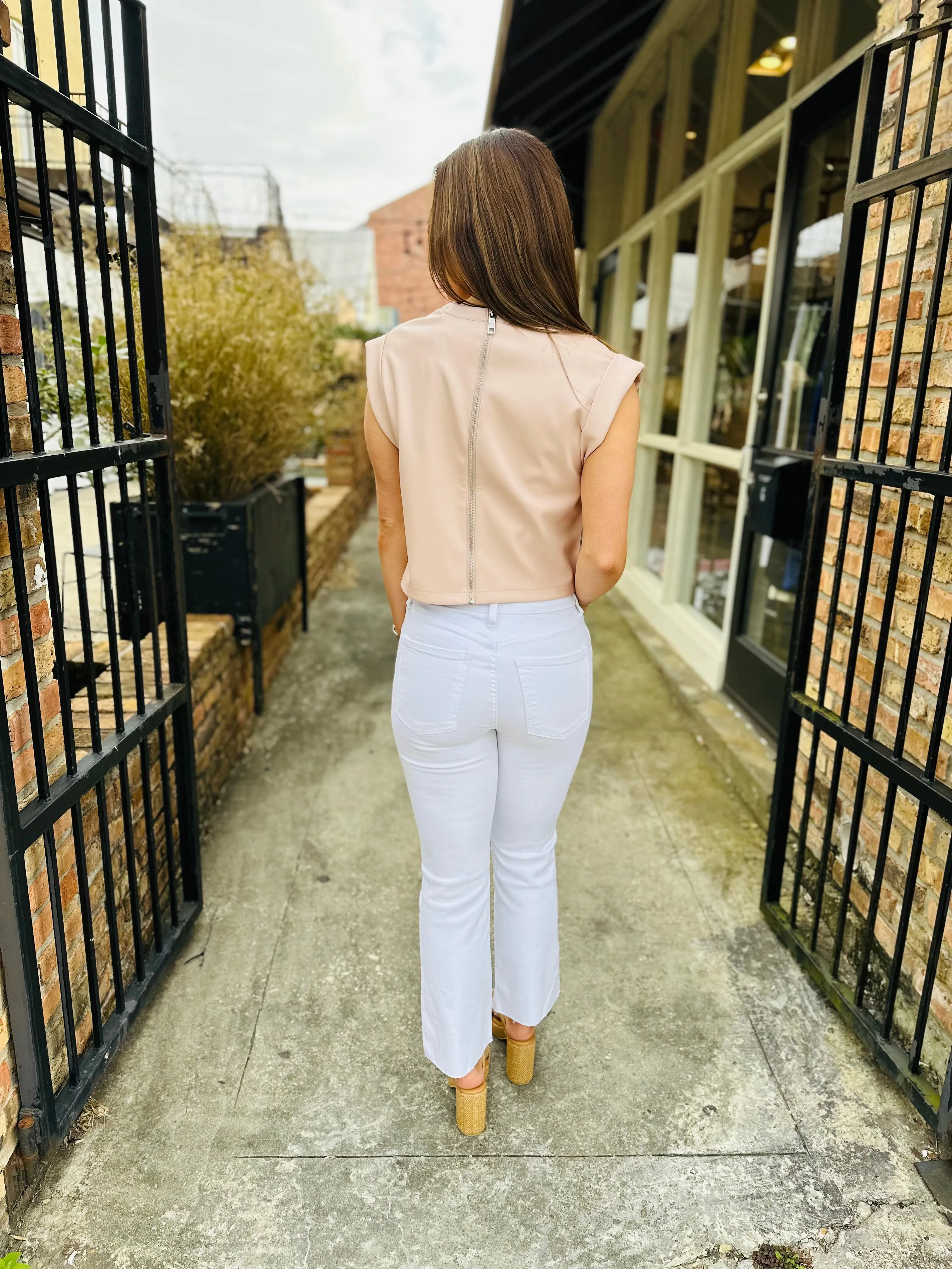 Cat Top- Rose Taupe