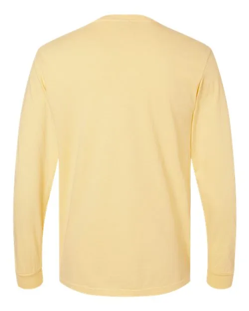 Comfort Colors Garment-Dyed Heavyweight Long Sleeve Pocket T-Shirt 4410 Brick