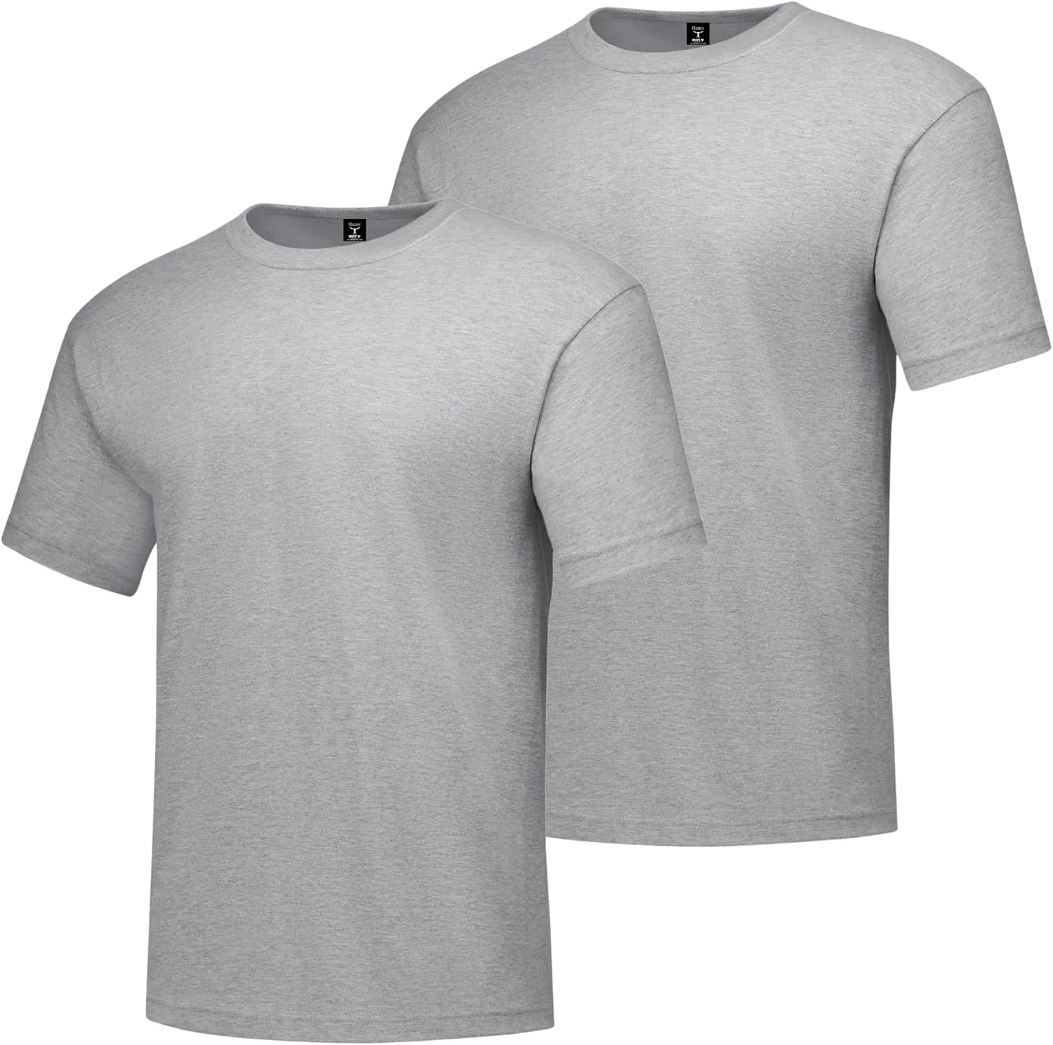 Hanes Men's Beefy-t T-Shirt, Classic Heavyweight Cotton Tee, 1 Or 2 Pack, Available in Tall Sizes