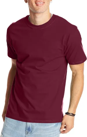 Hanes Men's Beefy-t T-Shirt, Classic Heavyweight Cotton Tee, 1 Or 2 Pack, Available in Tall Sizes