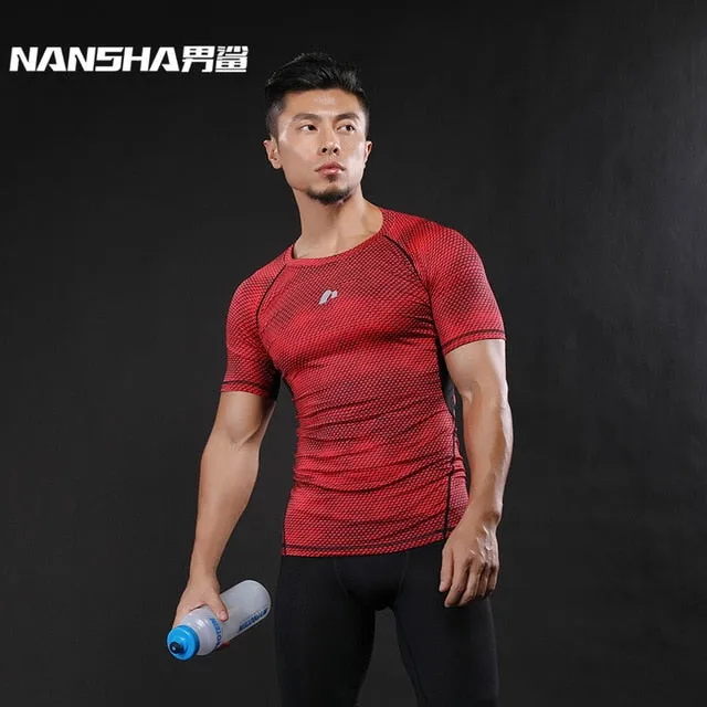 Mens Fitness Short Sleeves T Shirt
