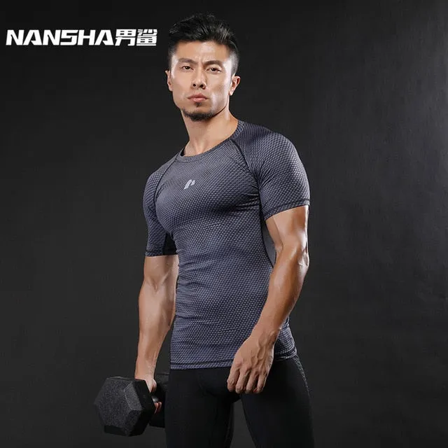 Mens Fitness Short Sleeves T Shirt