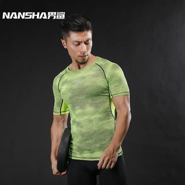 Mens Fitness Short Sleeves T Shirt