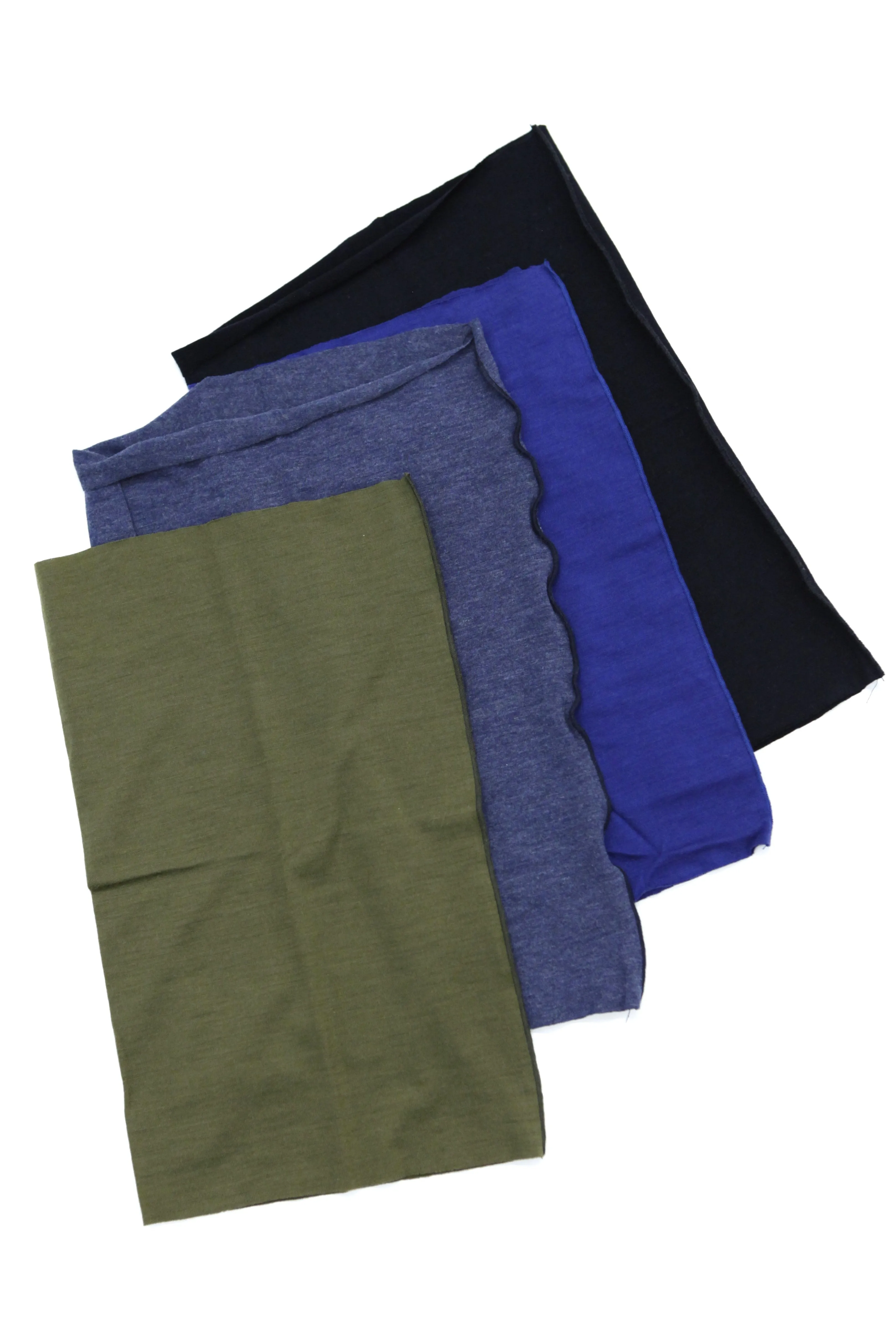 Navy Gray Sleek Neck Warmer