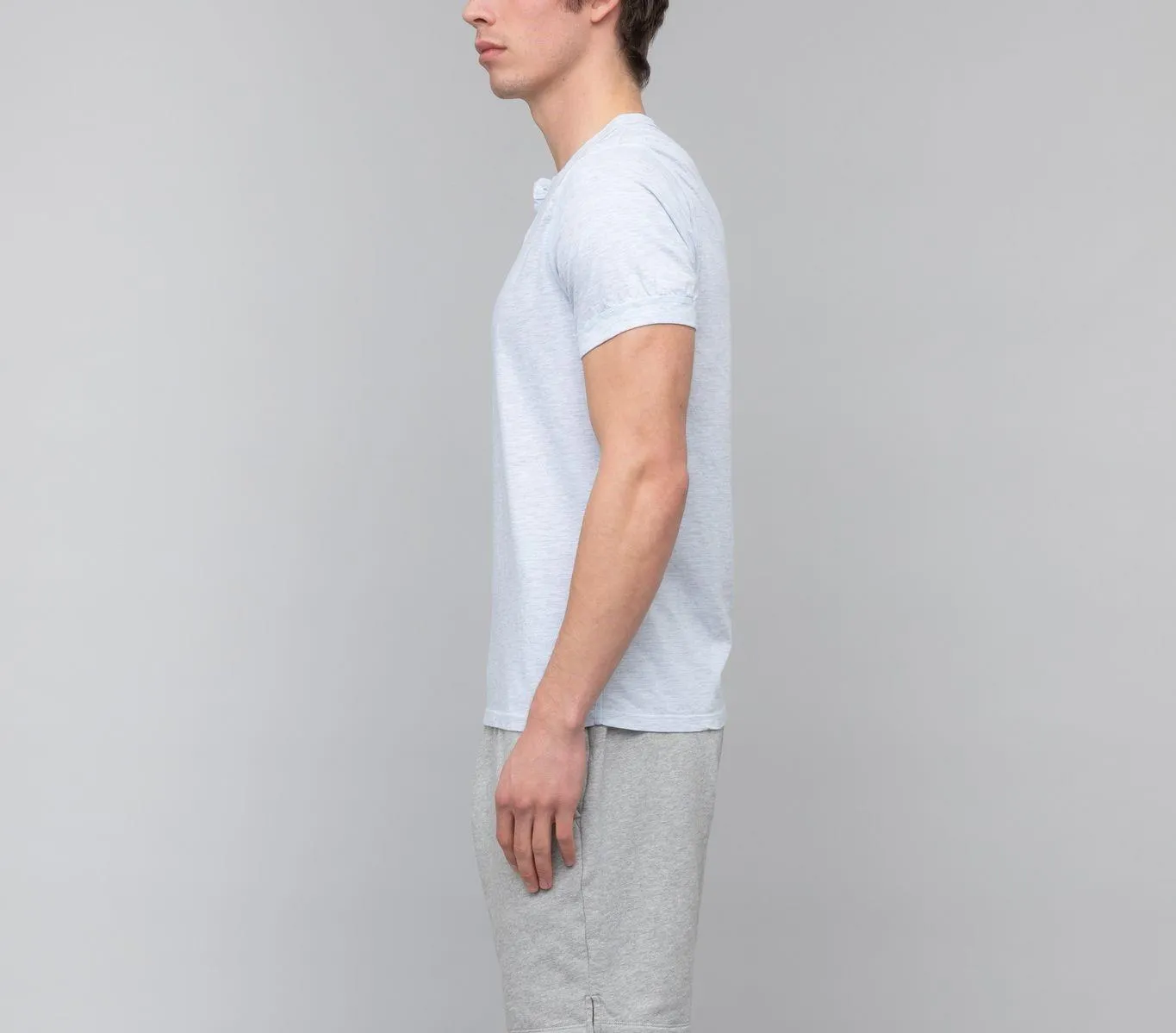 Oat Henley (Pale Blue)