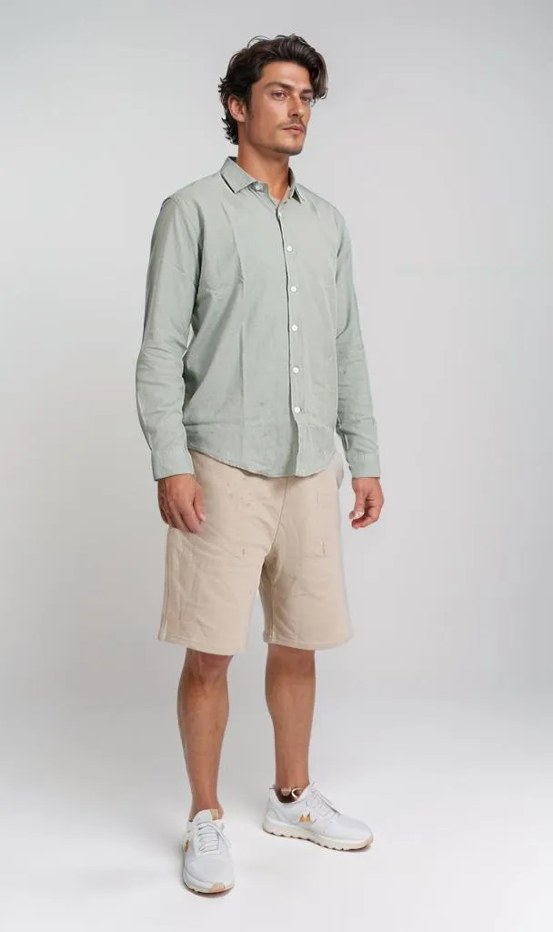 R206394 -Light Green Button-Up Shirt