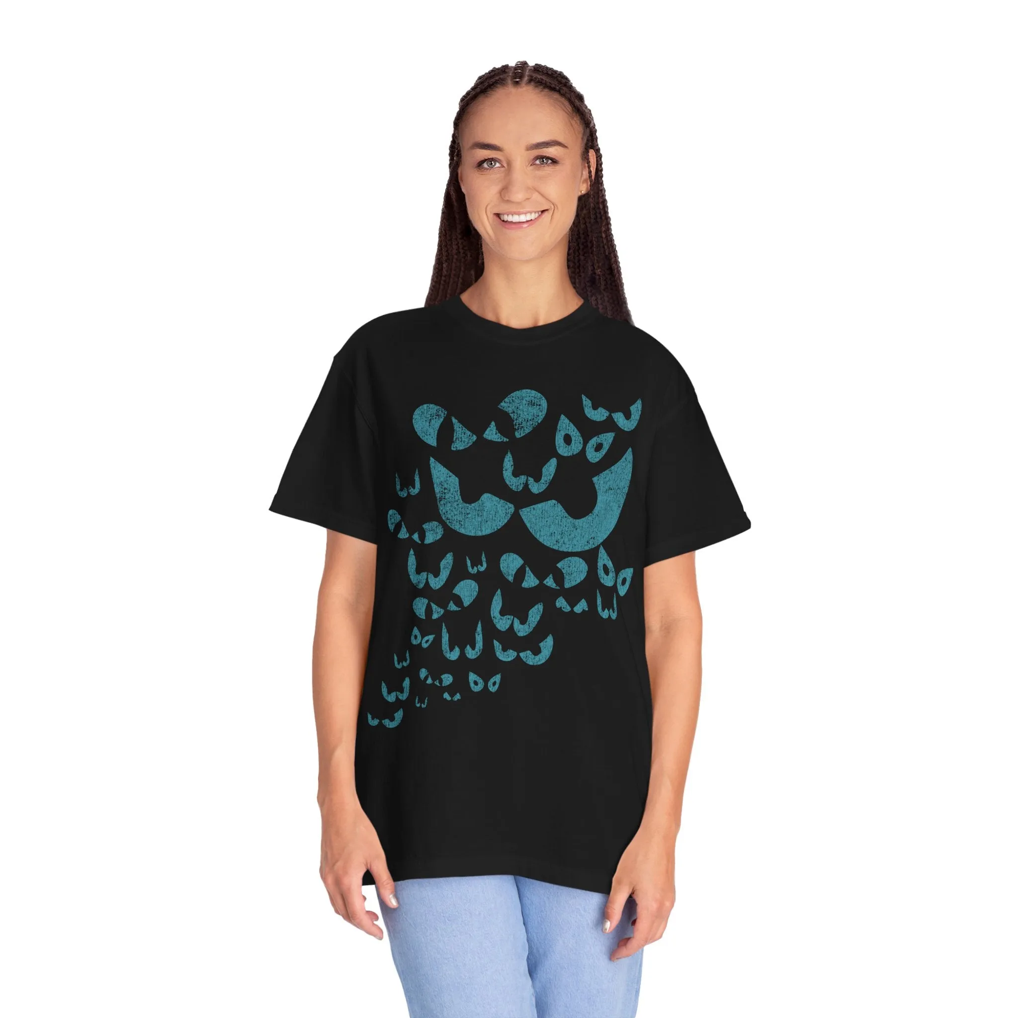 Spooky Eyes Comfort Colors Tee