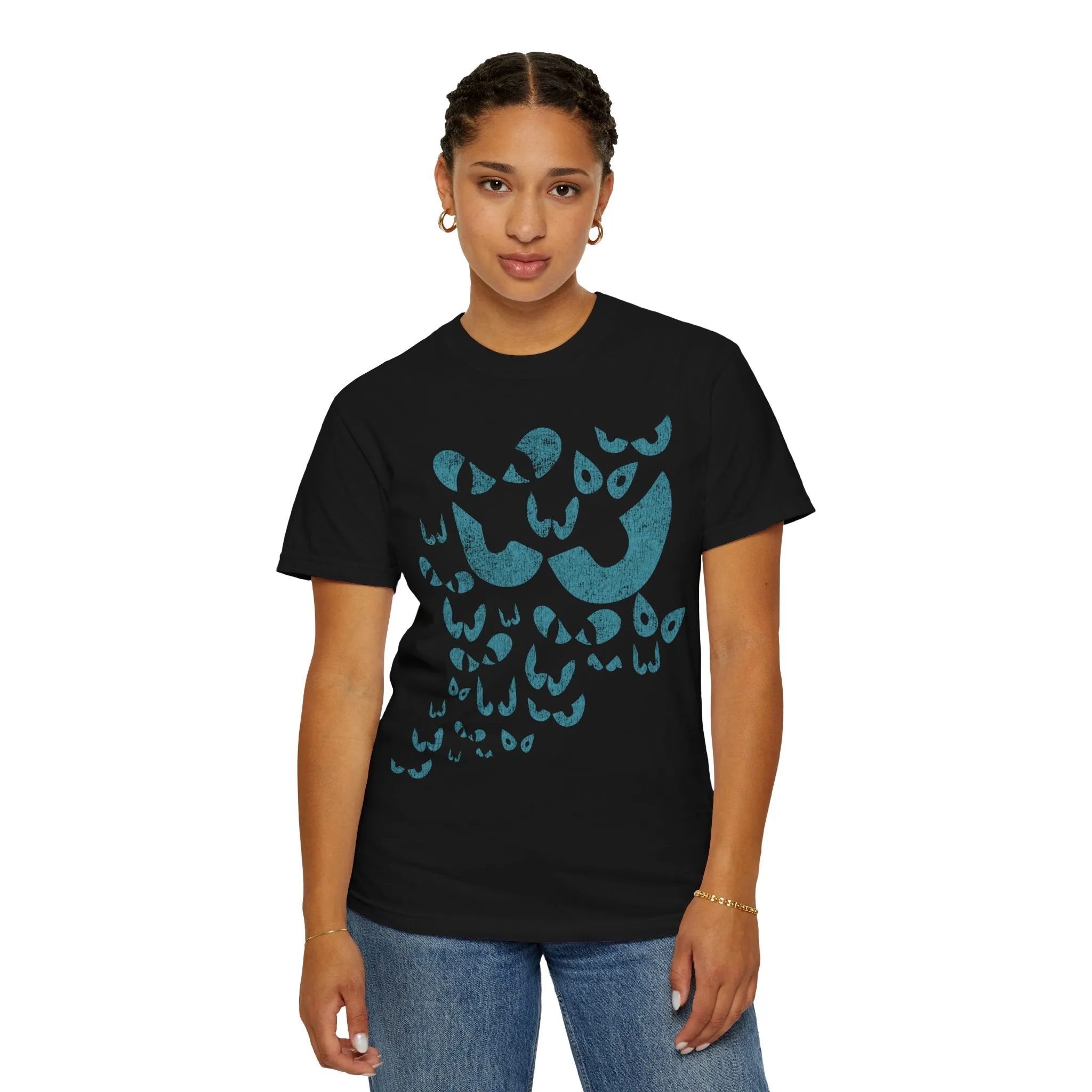Spooky Eyes Comfort Colors Tee