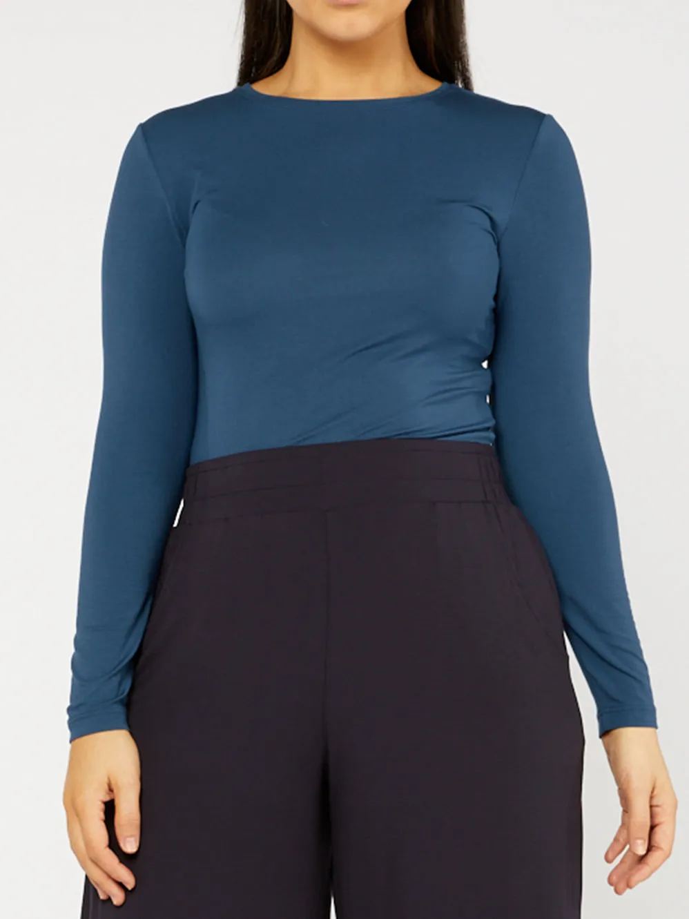 TANI LONG SLEEVE HIGH NECK TOP