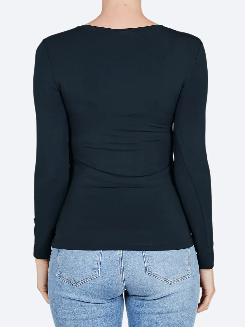 TANI LONG SLEEVE HIGH NECK TOP