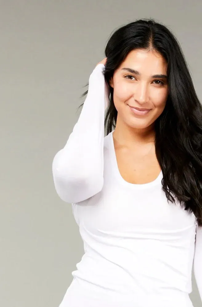 Tani Scoop Neck Long Sleeve Top