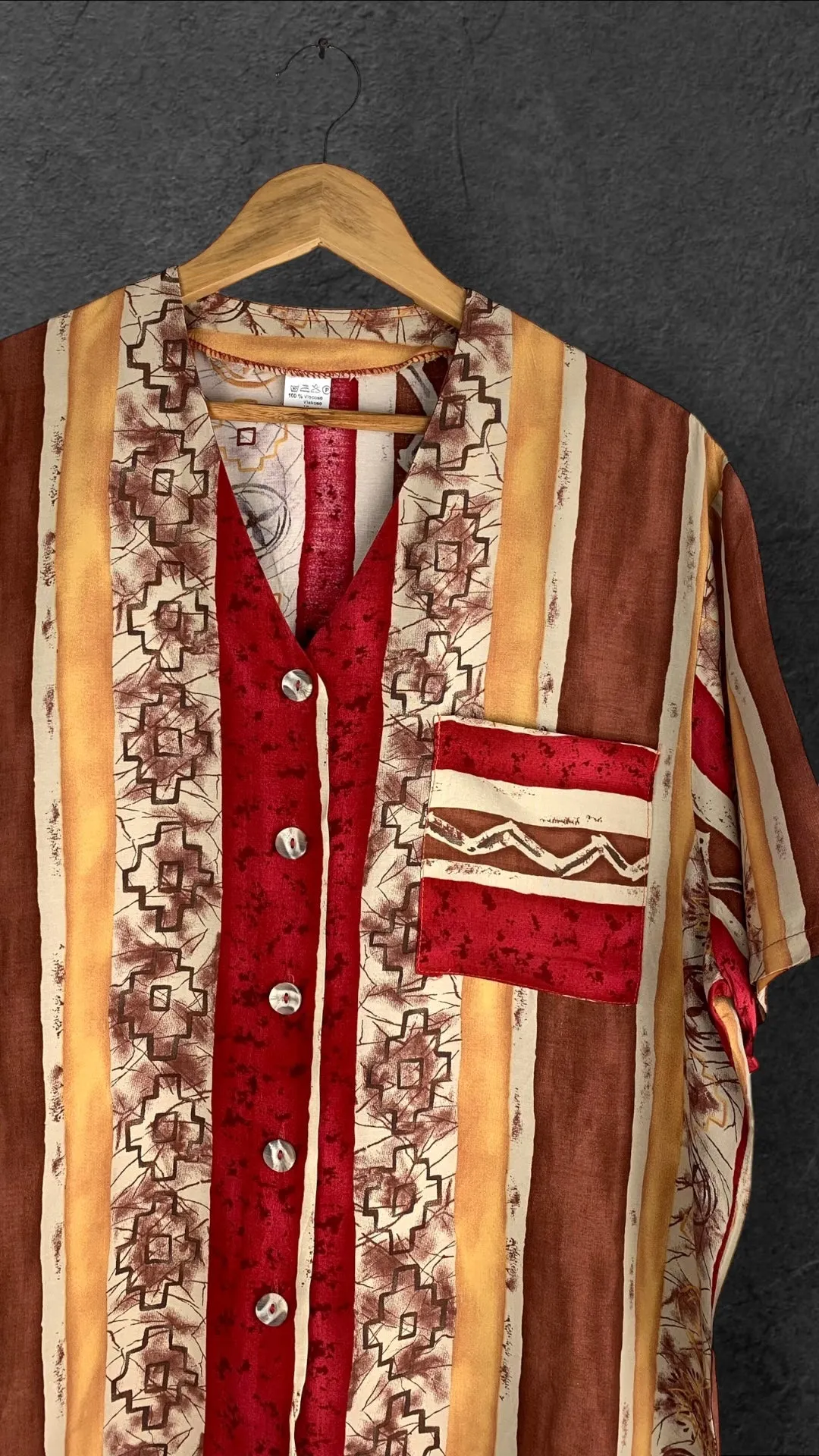 THE UNTAGGED BUTTON UP VINTAGE SHIRT UK 14