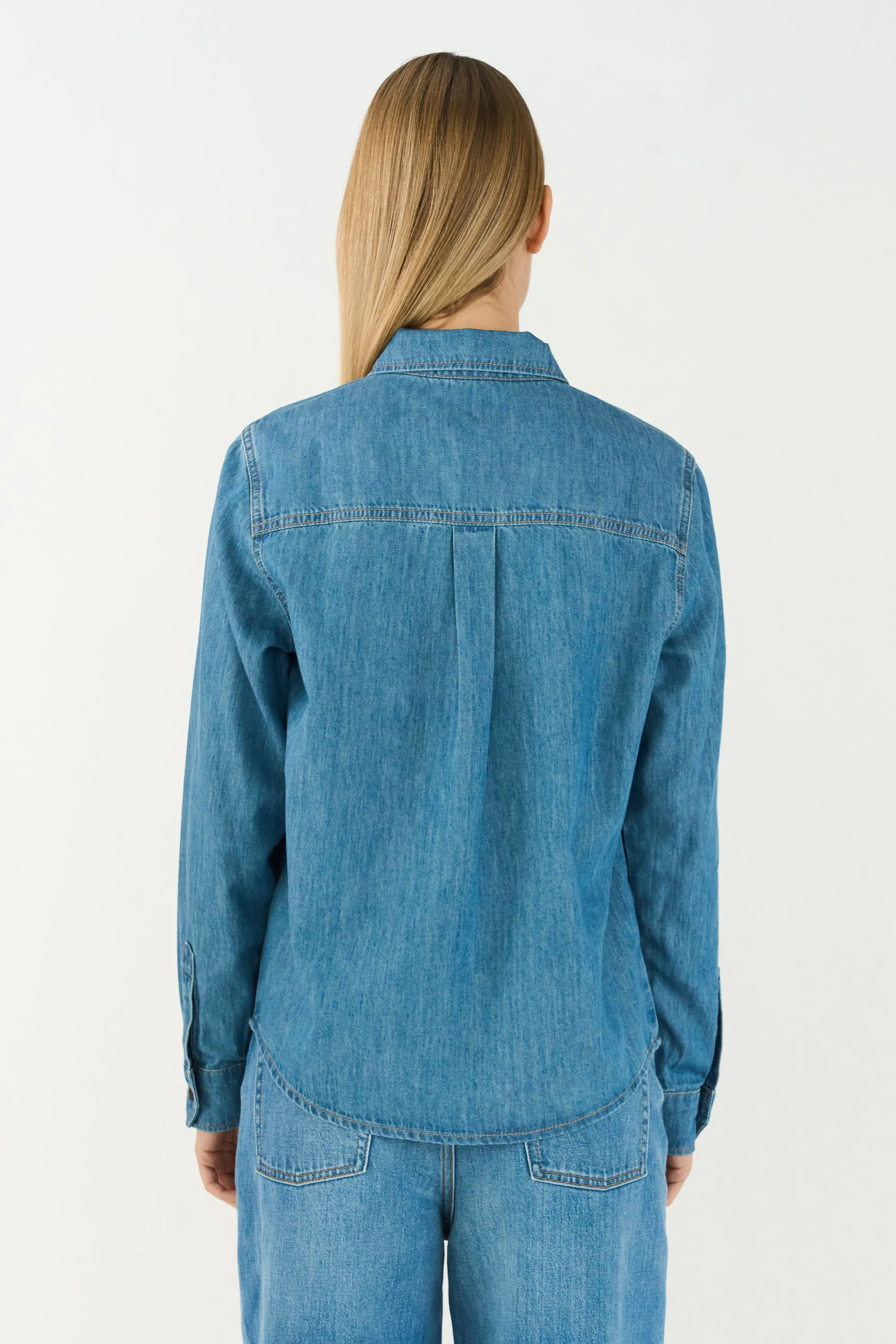 TRW-Hepburn LS Shirt Wash Bright Boston