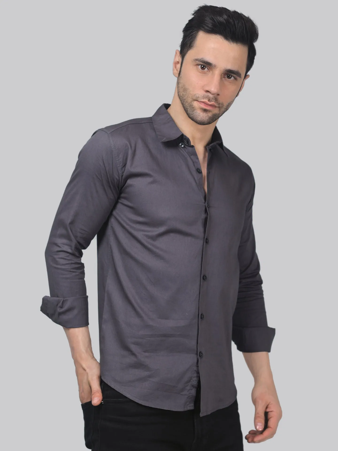 Whimsical Graphite Men's Shirt