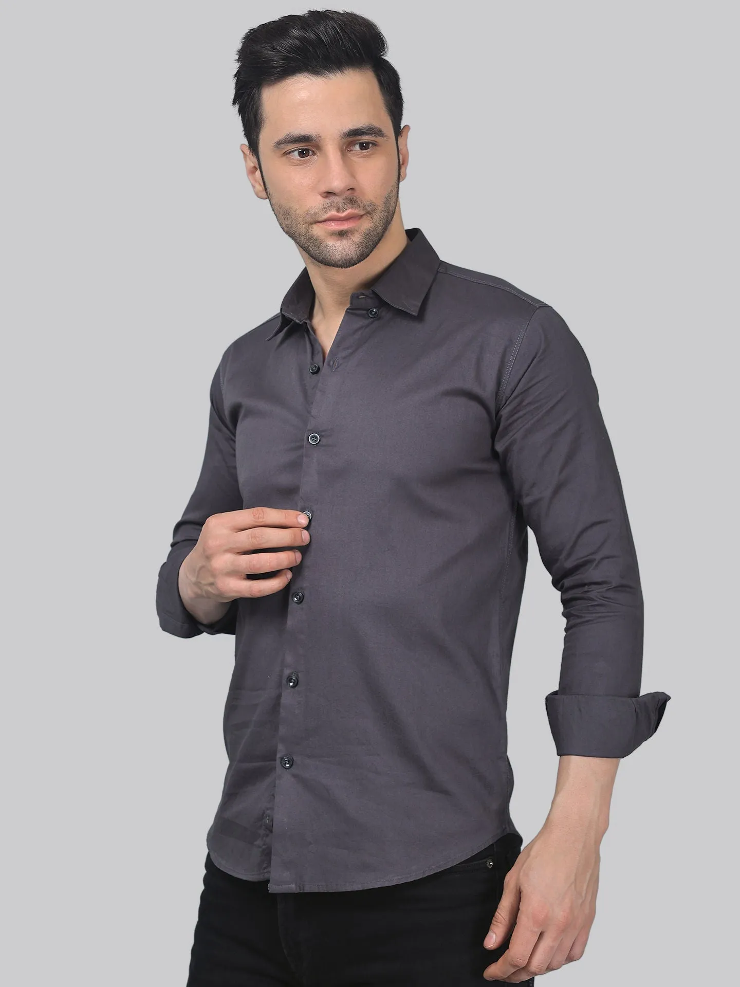 Whimsical Graphite Men's Shirt